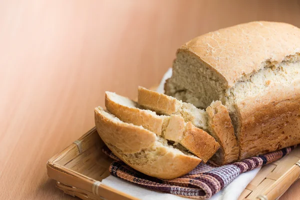 Φρεσκοψημένο ψωμί λευκό — Φωτογραφία Αρχείου