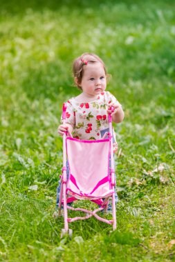 Güzel bebek kız playign açık