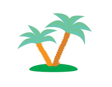 Palmiyeler, illüstrasyon vektör