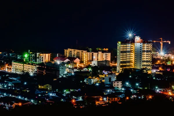 Paisaje nocturno Hua Hin Tailandia — Foto de Stock