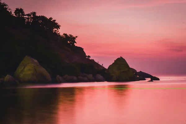 De zee en zonsopgang — Stockfoto