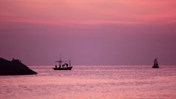 Sunrise in the ocean — Stock Photo, Image