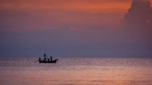 Soluppgång i havet — Stockfoto