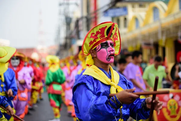 Il colorato sui volti — Foto Stock