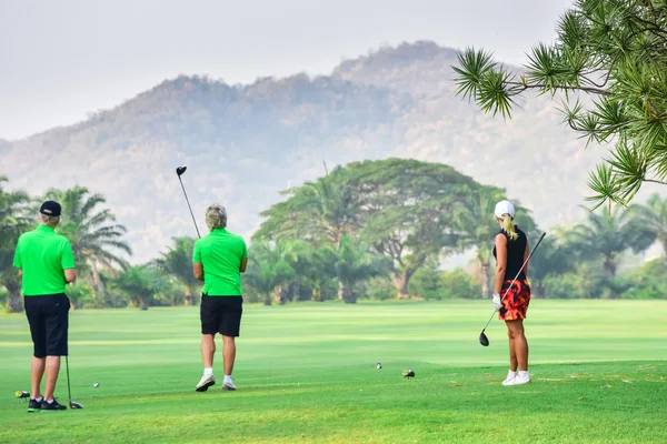 Golf players — Stock Photo, Image