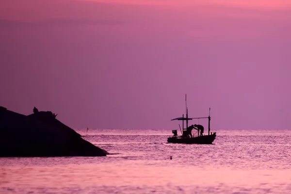 Sunrise in the ocean — Stock Photo, Image