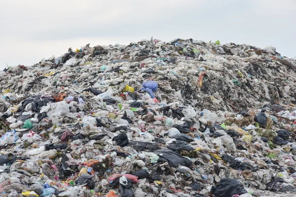 Grosso mucchio di spazzatura — Foto Stock