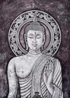Buda akrilik boya 