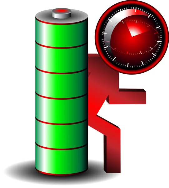 Herinnering accupictogram — Stockvector