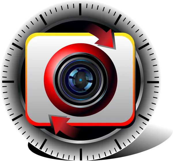 Icono Cam — Vector de stock