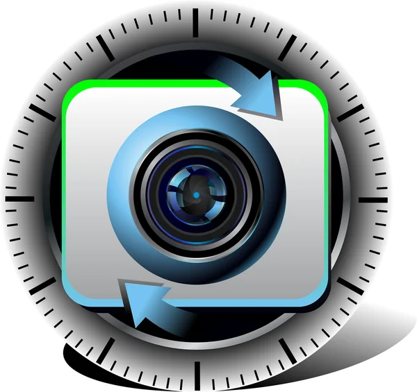 Icono Cam — Vector de stock