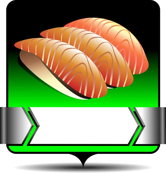 Asuntos de sushi — Vector de stock