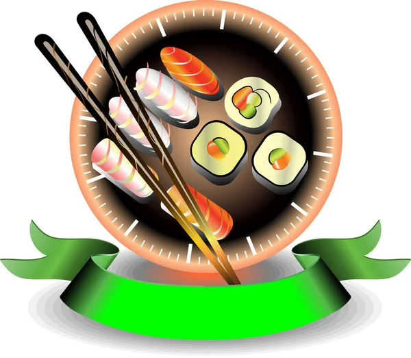 Sushi negócio — Vetor de Stock