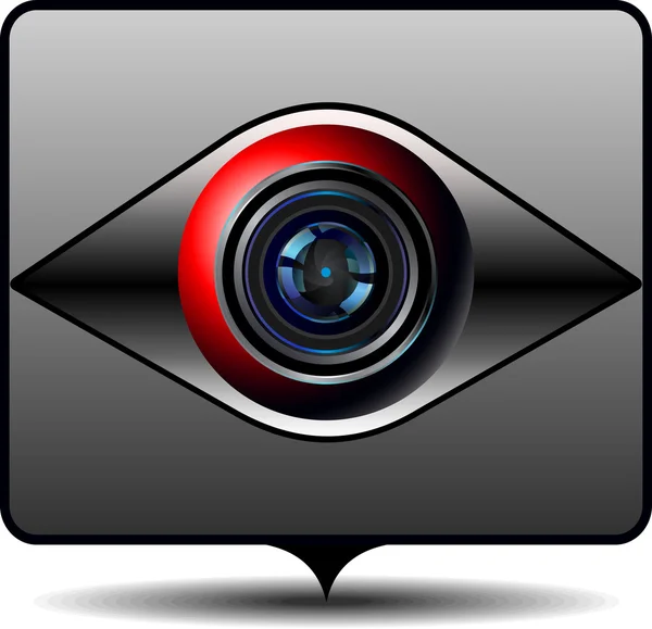 Icono para videovigilancia — Archivo Imágenes Vectoriales