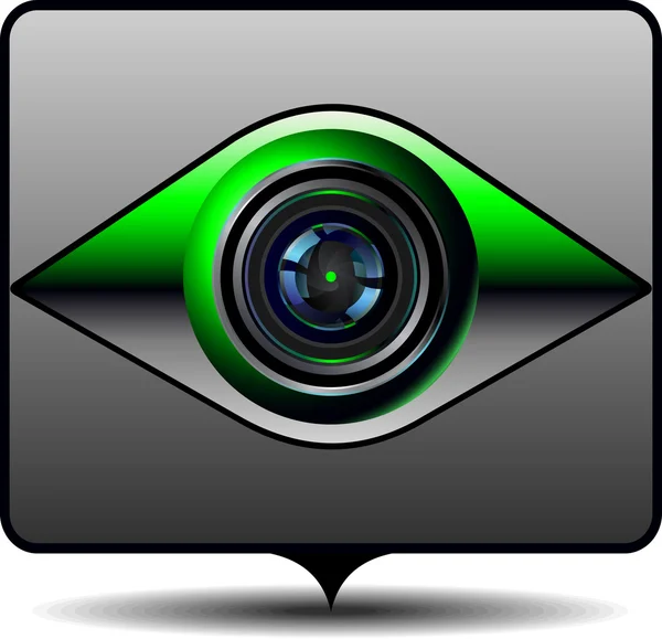 Icono para videovigilancia — Archivo Imágenes Vectoriales
