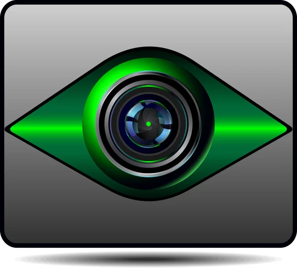 Icono para videovigilancia — Vector de stock