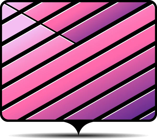 Icona cartella rosa — Vettoriale Stock