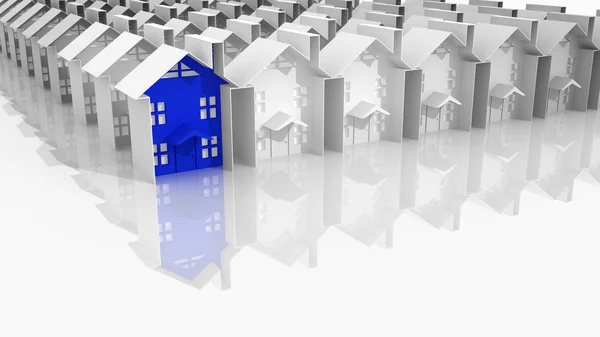 Search for suitable housing — Stock Photo, Image