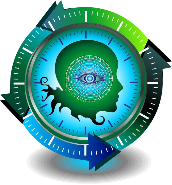Логотип гипноза — стоковое фото