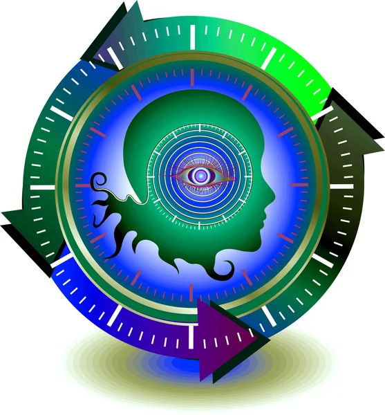 Logotipo da hipnose — Fotografia de Stock
