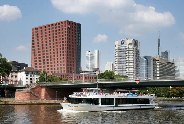 Paisagem urbana frankfurt — Fotografia de Stock