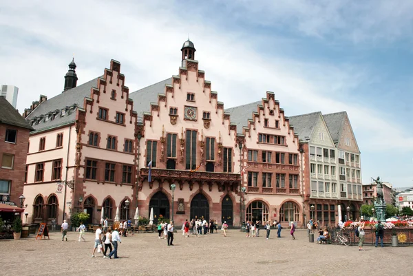 Plaza Romer Frankfurt — Foto de Stock