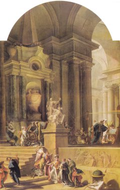 Isaac Newton alegorik bir anıt