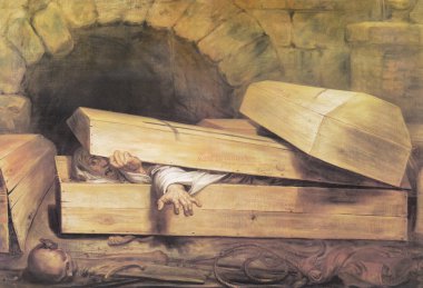 Canlı canlı gömüldü