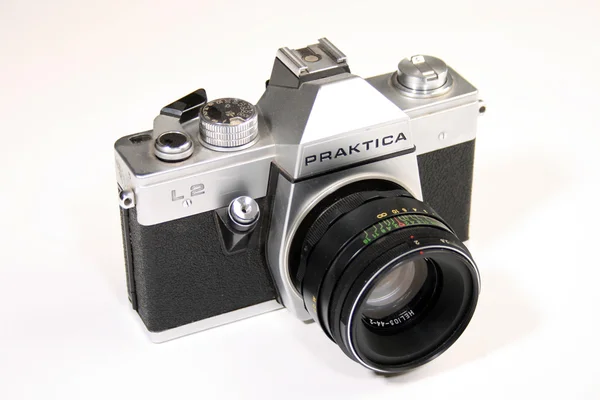 Vintage fotoğraf makinesi Praktica — Stok fotoğraf