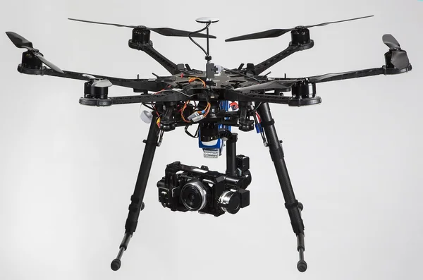 Hexacopter mit Kamera — Stockfoto