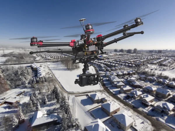 Luchtfoto Winter Patrol — Stockfoto