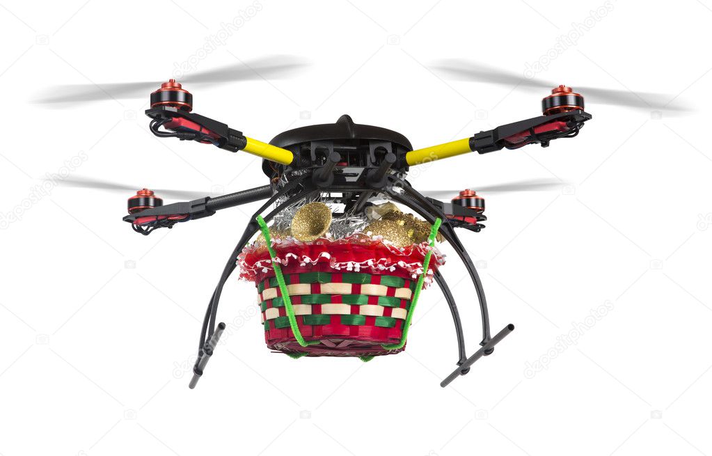 Aerial Christmas Delivery