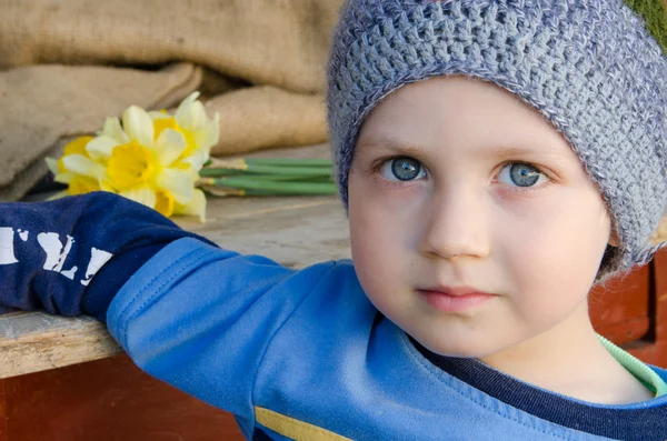 Pequeño niño feliz — Foto de Stock