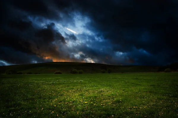 Noční pozadí. — Stock fotografie