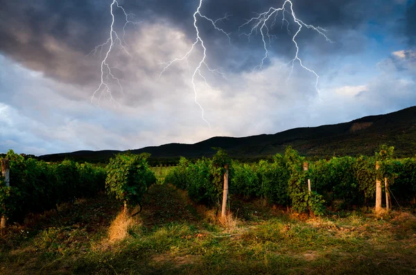 Bouřka s blesky — Stock fotografie