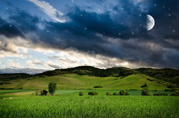 Schöner nächtlicher Hintergrund — Stockfoto