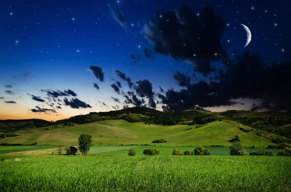 Vacker natt bakgrund — Stockfoto