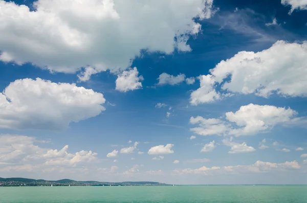 Utsikt över Balatonsjön — Stockfoto