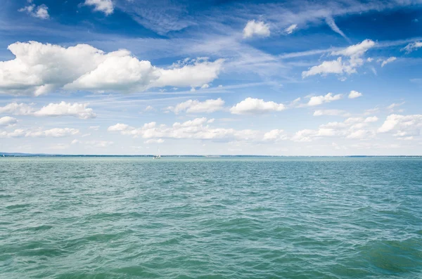 Utsikt över Balatonsjön — Stockfoto