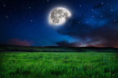 Güzel bir gece alan arka plan