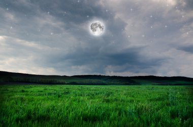 Güzel bir gece alan arka plan