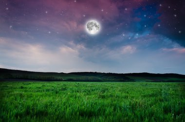 Güzel bir gece alan arka plan