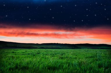 Gece gökyüzü arkaplanı