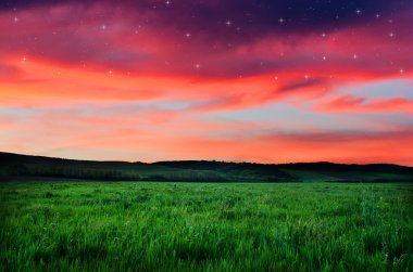 Gece gökyüzü arkaplanı