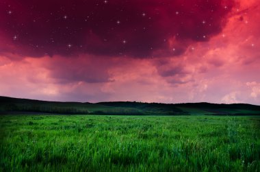 Gece gökyüzü arkaplanı