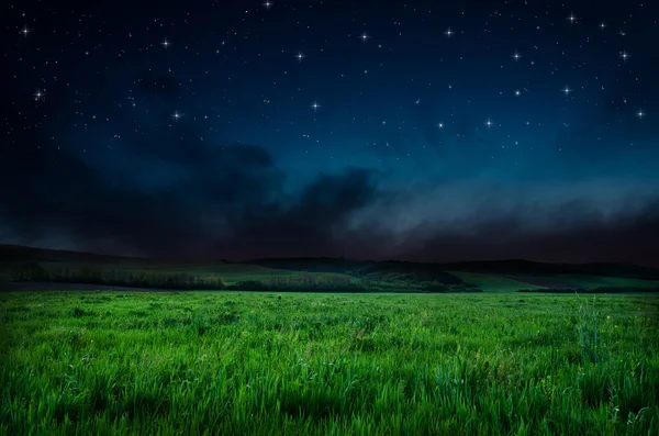 Nocne niebo tło — Zdjęcie stockowe