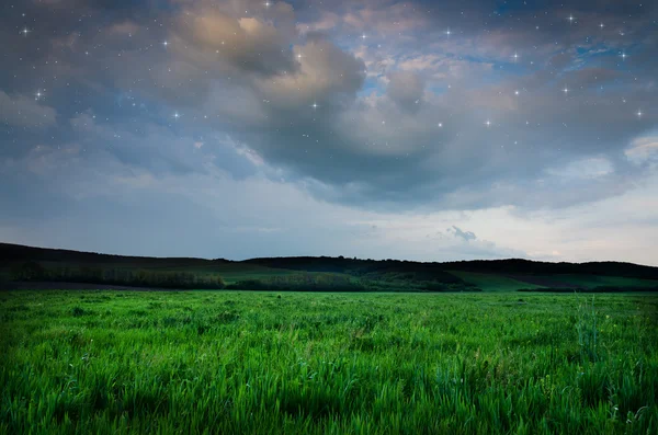 Céu noturno fundo — Fotografia de Stock