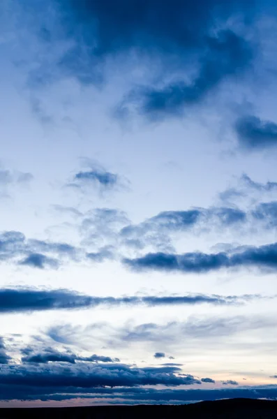 Cloudy Night sky — Stock Photo, Image