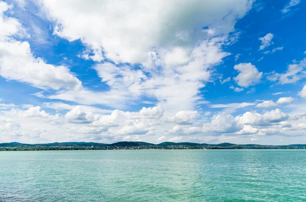 Utsikt över Balatonsjön — Stockfoto
