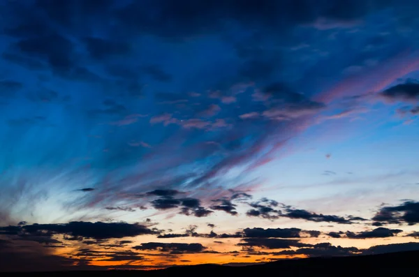 Vista nocturna del cielo — Foto de Stock